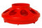 Little Giant Plastic Feeder Base Red 1qt - Poudre Pet and Feed Supply