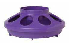 Little Giant Plastic Feeder Base Purple 1qt - Poudre Pet and Feed Supply