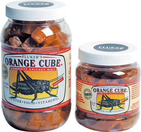 Fluker's Orange Cube Complete Cricket Diet 12oz - Poudre Pet and Feed Supply