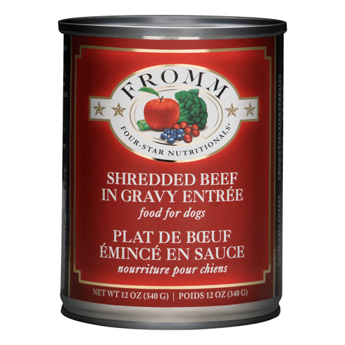 Fromm Shredded Beef in Gravy Entr Dog Food 12oz - Poudre Pet and Feed Supply