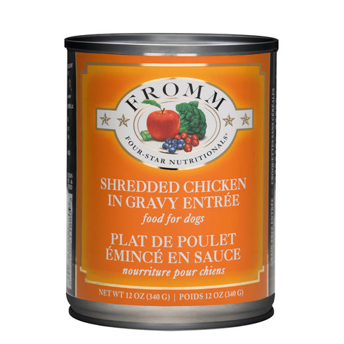 Fromm Shredded Chicken in Gravy Entr 12oz - Poudre Pet and Feed Supply
