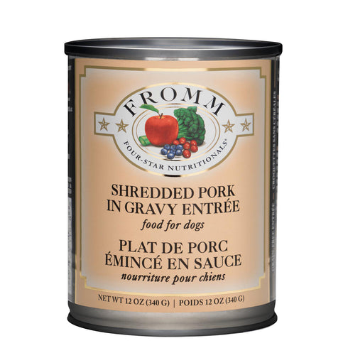 Fromm Shredded Pork in Gravy Entr 12oz - Poudre Pet and Feed Supply