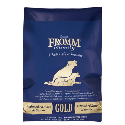 Fromm Reduced Activity Senior Gold Dry Dog Food 15lb - Poudre Pet and Feed Supply