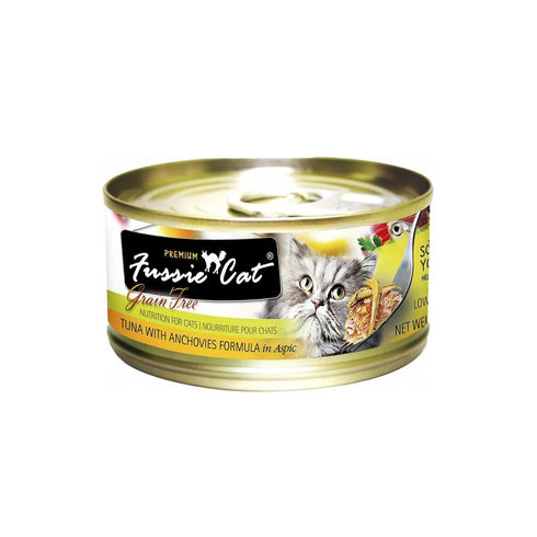 Fussie Cat Tuna with Anchovies - Poudre Pet and Feed Supply