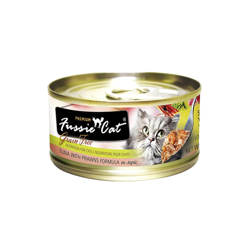 Fussie Cat Tuna with Prawns 2.8oz - Poudre Pet and Feed Supply
