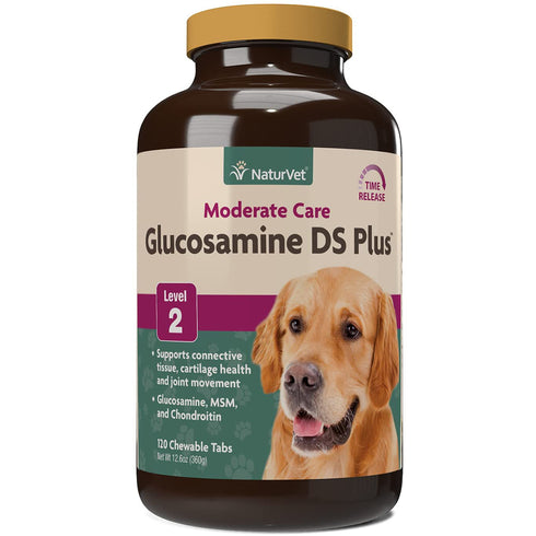 Naturvet Glucosamine DS Plus (Stage 2) 120 Tablets - Poudre Pet and Feed Supply