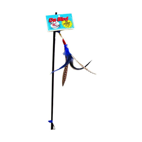 GO CAT FEATHER TOYS The Original Da Bird with Rod - Poudre Pet and Feed Supply