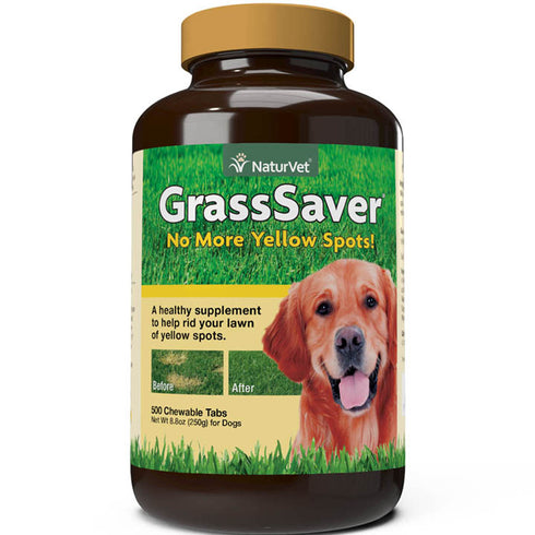 Naturvet GrassSaver Tabs 500 Chewable Tablets - Poudre Pet and Feed Supply