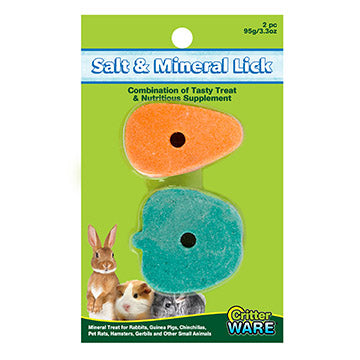 Ware Manufacturing Inc. Salt & Trace Mineral Lick 2 Piece - Poudre Pet and Feed Supply
