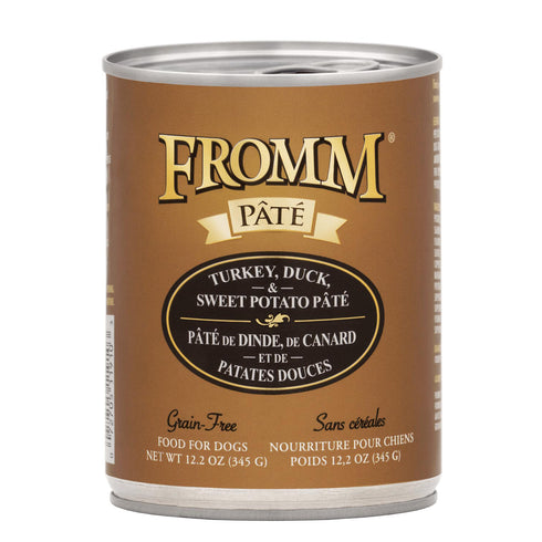 Fromm Grain Free Turkey Duck & Sweet Potato Canned Dog Food 12.2oz - Poudre Pet and Feed Supply