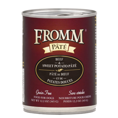 Fromm Grain Free Beef Sweet Potato Wet Dog Food 12.2oz - Poudre Pet and Feed Supply