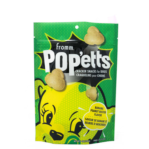 Fromm Pop'etts Banana & Peanut Butter Dog Treats 6oz - Poudre Pet and Feed Supply