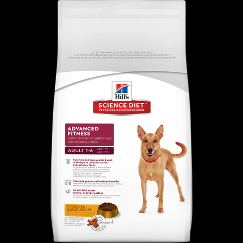 Science Diet Adult Advanced Fitness Dry Dog Food 15lb - Poudre Pet and Feed Supply