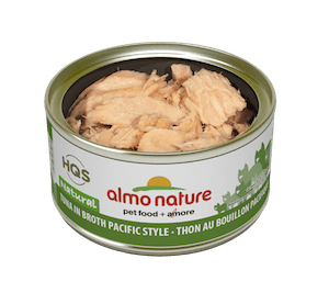 Almo Nature HQS Natural Tuna in Broth Pacific Style Cat Food 2.46oz - Poudre Pet and Feed Supply