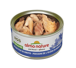 Almo Nature HQS Natural Ocean Fish in Broth Cat Food 2.47oz - Poudre Pet and Feed Supply