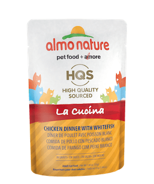 Almo Nature La Cucina Chicken Dinner w/ Whitefish in Gravy Wet Cat Food 1.94oz - Poudre Pet and Feed Supply
