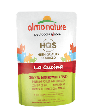 Almo Nature La Cucina Chicken Dinner w/ Apples in Jelly Wet Cat Food 1.94oz - Poudre Pet and Feed Supply