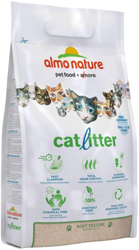 Almo Nature Natural Biodegradable Clumping Cat Litter 5lb - Poudre Pet and Feed Supply