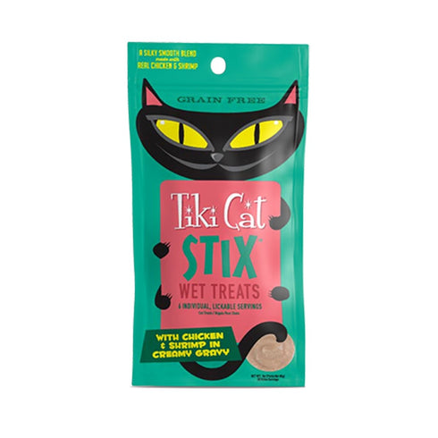 Tiki Cat Stix Chicken Shrimp Cat Treats 6Pk - Poudre Pet and Feed Supply