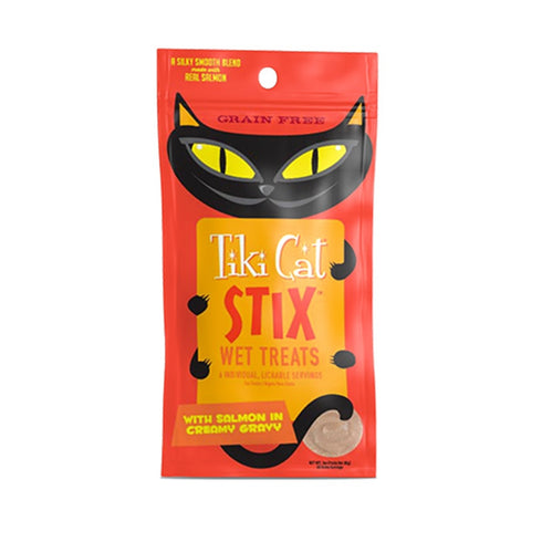 Tiki Cat Stix Mousse Salmon Cat Treats 6Pk - Poudre Pet and Feed Supply