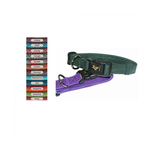 Timberwolf Collar Sequoia 3/4" X 12-16" Tangerine - Poudre Pet and Feed Supply