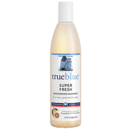 TrueBlue Super Fresh Grapefruit & Chamomile Deodorizing Dog Shampoo 12oz - Poudre Pet and Feed Supply