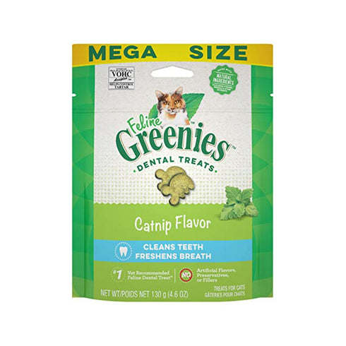 Greenies Catnip Adult Cat Dental Treats 4.6oz - Poudre Pet and Feed Supply