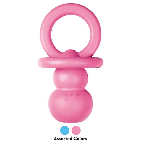 KONG Binkie Dog Toy Medium Pink/Blue - Poudre Pet and Feed Supply