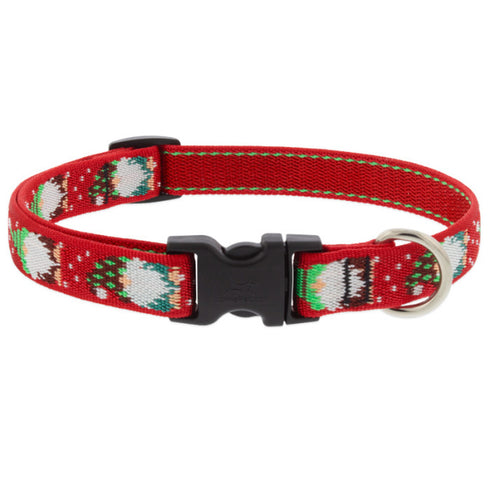Lupine Adjustable Dog Collar 3/4" Wide x 9"-14" Neck Size Gnomes - Poudre Pet and Feed Supply