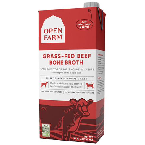 Open Farm Harvest Beef Bone Broth Dog Food 32oz - Poudre Pet and Feed Supply