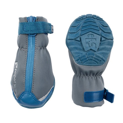 RC Pets Arctic Boot Dark Grey Arctic Blue Small 2" Back Paw 2.5" Front Paw - Poudre Pet and Feed Supply