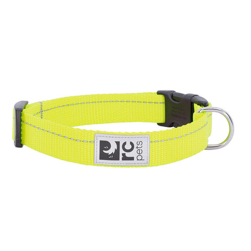 RC Pets Clip Dog Collar Tennis Large 1" Width 15"-25" Neck - Poudre Pet and Feed Supply