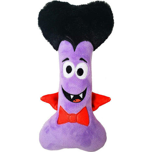 Huxley & Kent Lulubelles Dracula Bone Squeaker Dog Toy - Poudre Pet and Feed Supply