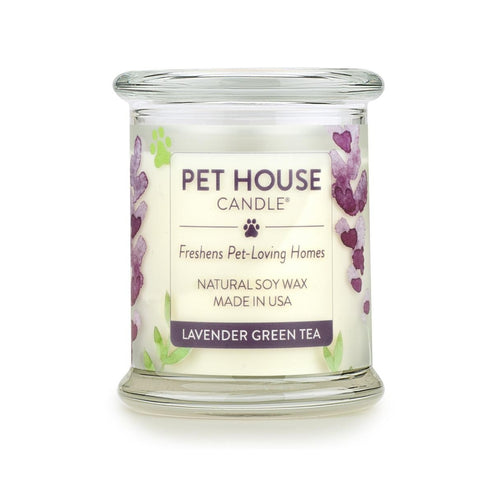 One Fur All Lavender Green Tea Candle Pet Odor Eliminator - Poudre Pet and Feed Supply