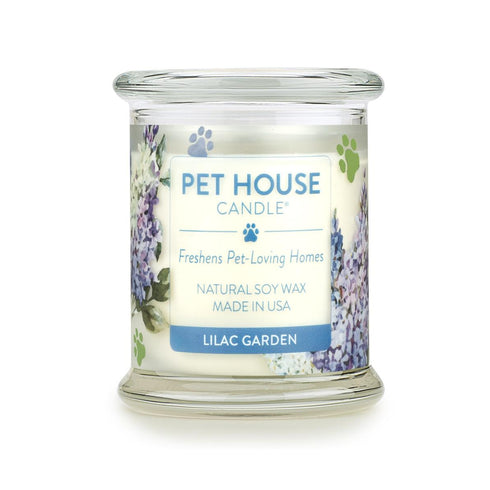 One Fur All Lilac Garden Candle Pet Odor Eliminator - Poudre Pet and Feed Supply