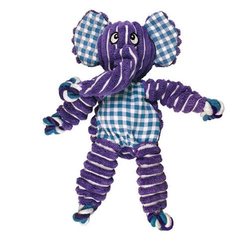 KONG Floppy Knots Elephant Dog Toy S/M Purple - Poudre Pet and Feed Supply