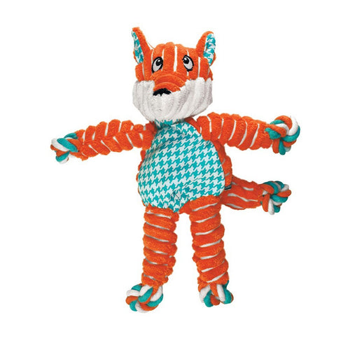 KONG Floppy Knots Fox Dog Toy M/L Orange - Poudre Pet and Feed Supply