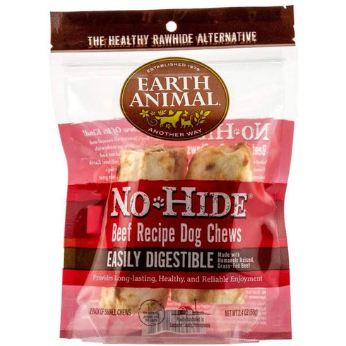 Earth Animal No-Hide Beef Chew - Small - 4" 2Pk - Poudre Pet and Feed Supply