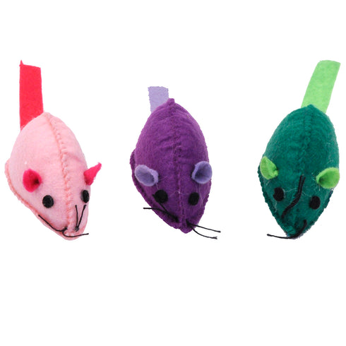 Rascals Felt Mice 5.25" - Poudre Pet and Feed Supply