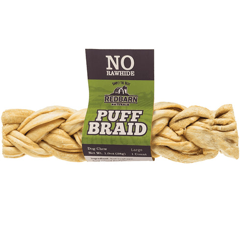 Redbarn Puff Braid Large Dog Treat - Poudre Pet and Feed Supply