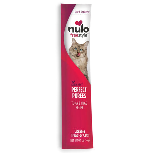 Nulo Freestyle Perfect Puree Tuna & Crab Recipe Cat Treats 0.5oz - Poudre Pet and Feed Supply