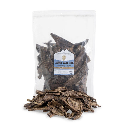 The Natural Dog Company Lamb Lung (USA) Dog Treats 16oz - Poudre Pet and Feed Supply