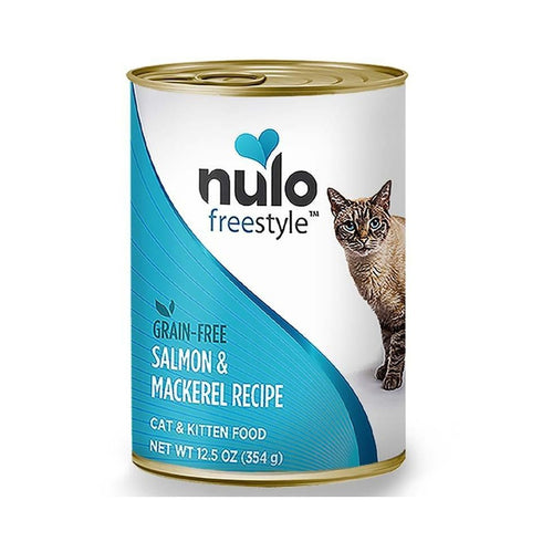 Nulo FreeStyle Grain Free Salmon & Mackerel Recipe Can Cat Food 12.5oz - Poudre Pet and Feed Supply