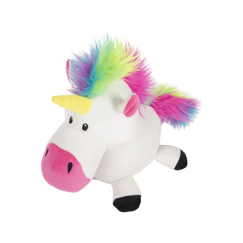 goDog Unicorn Dog Toy White Blue Large - Poudre Pet and Feed Supply