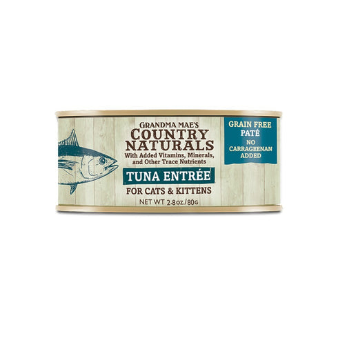 Grandma Mae's Grain-Free Tuna Pate Canned Cat Food 2.8oz - Poudre Pet and Feed Supply