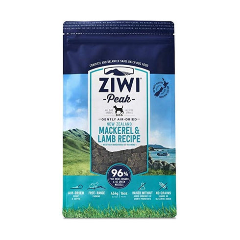 Ziwi Peak Air-Dried Mackerel & Lamb Recipe for Dogs 16oz - Poudre Pet and Feed Supply