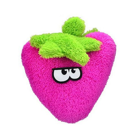 Cycle Dog Duraplush Strawberry Dog Toy Medium - Poudre Pet and Feed Supply