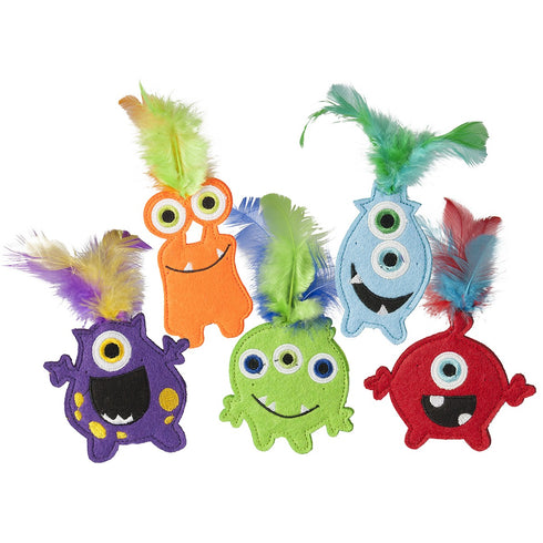 Multipet Monsters w/Catnip Cat Toys - Poudre Pet and Feed Supply