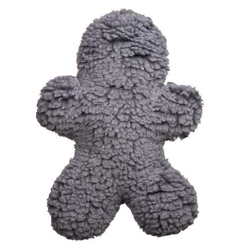 HuggleHounds Grey Fleece Man Dog Toy 12" - Poudre Pet and Feed Supply