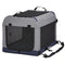Midwest Pet Products 24" Gray Canine Camper Tent Crate - Poudre Pet and Feed Supply